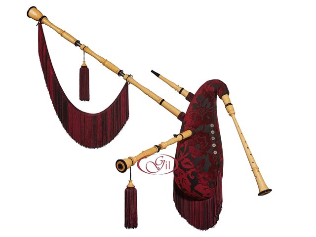 Gaita de Madera de Boj anillada en metacrilato en SOL