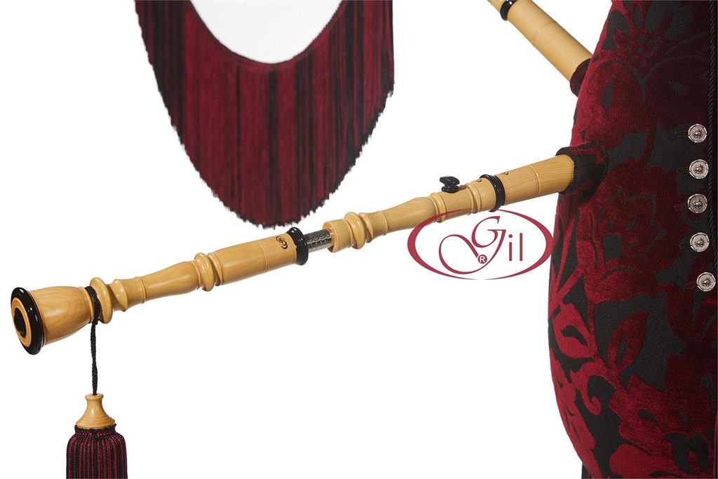 Foto 3 Gaita de Madera de Boj anillada en metacrilato en SOL